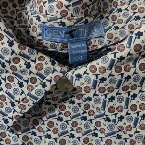 GENTEAL Bird Hunt Buckshot Print Performance Golf Polo XXL